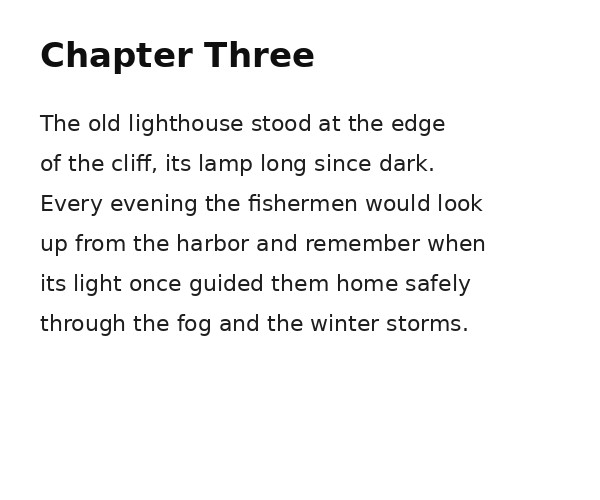 Book page example